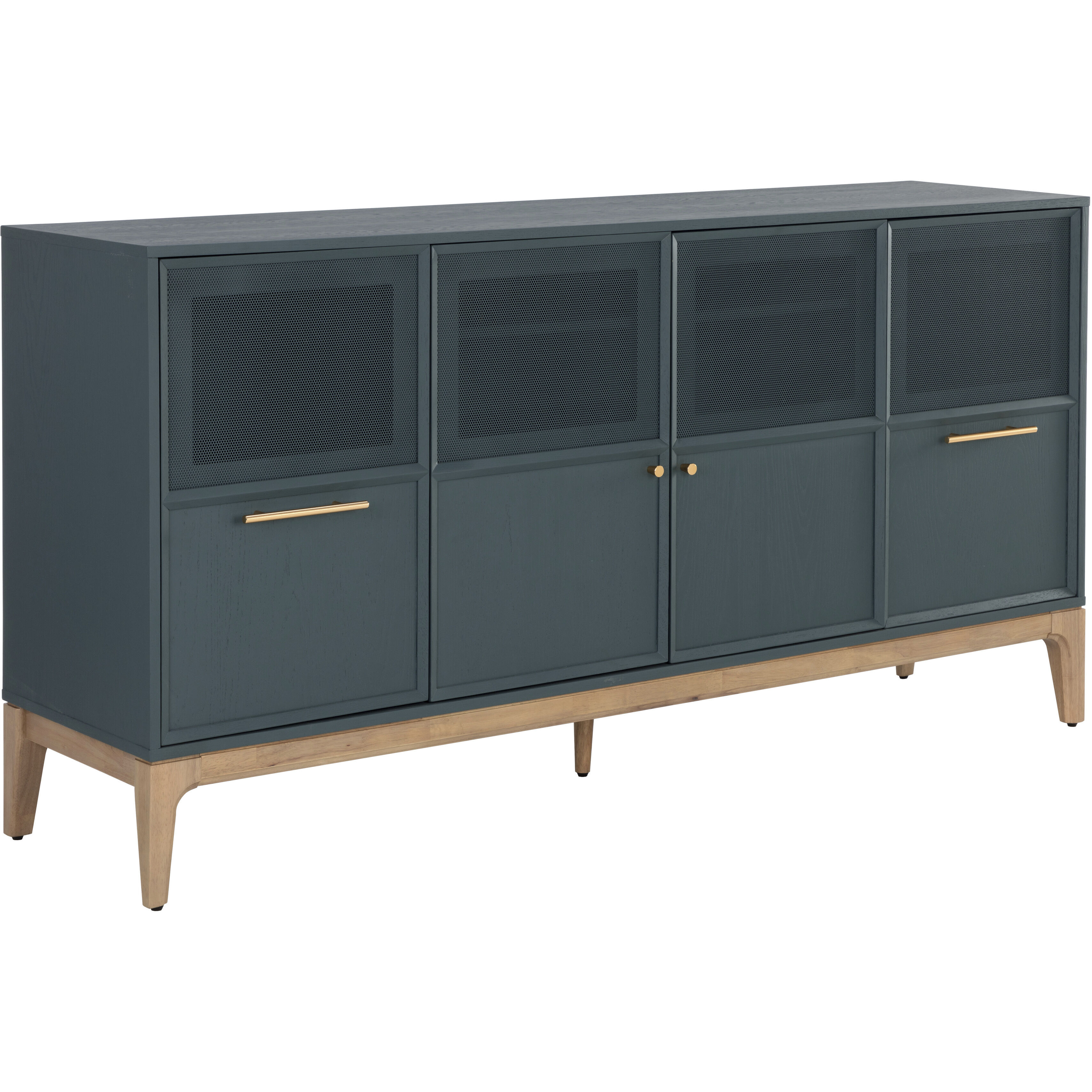 Rivero 71 X 17.75 inch Teal Sideboard